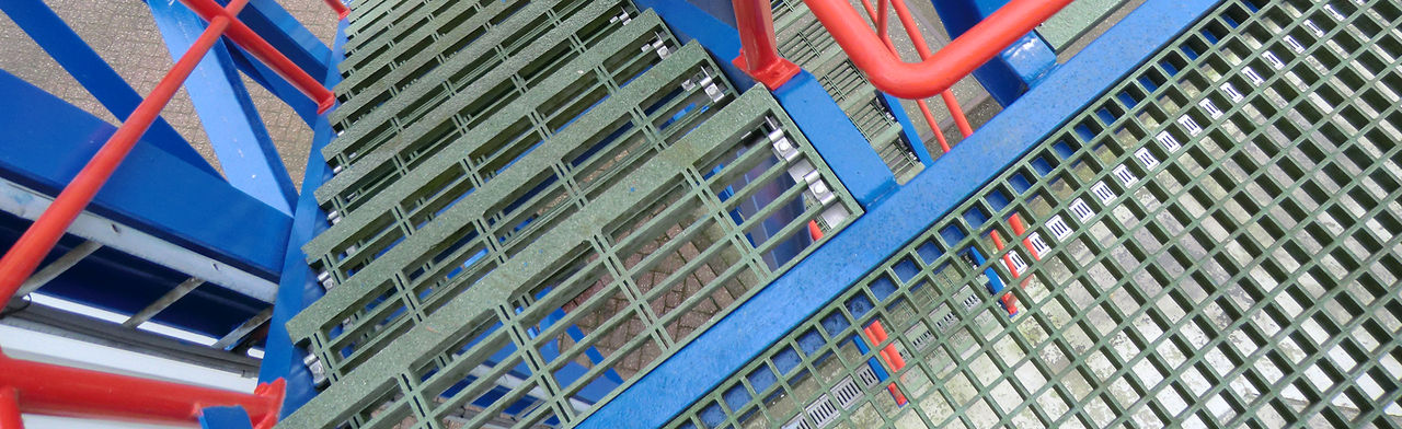 Caillebotis renforcé en fibre de verre Epragrate