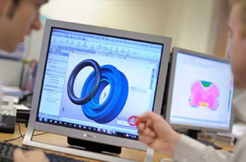 Création de pièces élastomère dans un logiciel