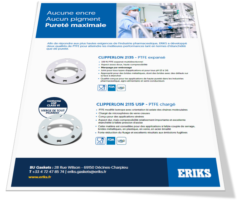 Flyer Clipperlon PTFE Pharma